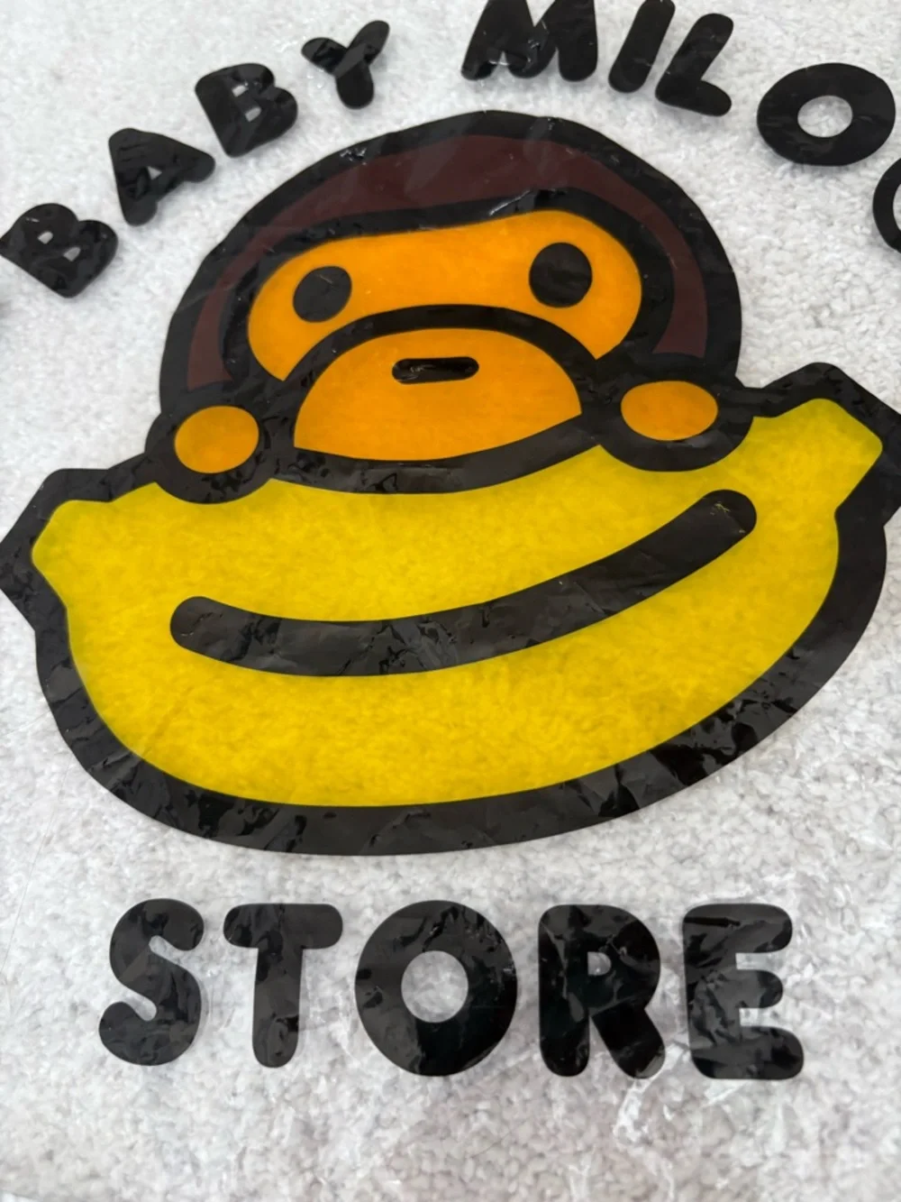 BAPE Bathing Ape Baby Milo zip top storage bag